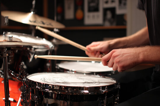 drummer playing drums