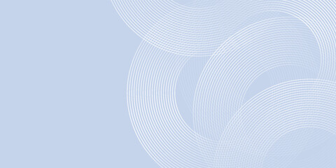 Abstract sinple blue art background with circle elements. Digital technology poster modern illustrations