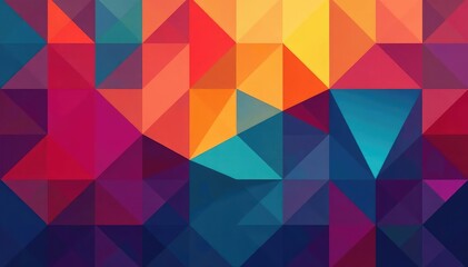 Obraz premium Geometric shapes create a modern, abstract pattern , bold, texture