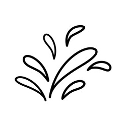 Water Splash Illustration