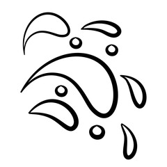 Water Splash Illustration