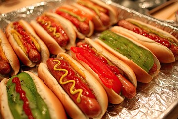 Hot Dogs Display