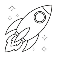 Rocket Launch Icon Designs and Variations
