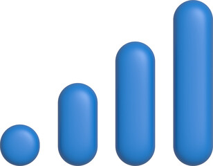 휴대폰 수신막대 3d