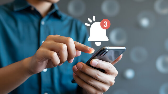 Stay informed receive notifications on your smartphone screen