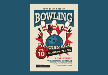 Bowling Tournament Flyer