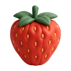 PNG Plush strawberry toy illustration