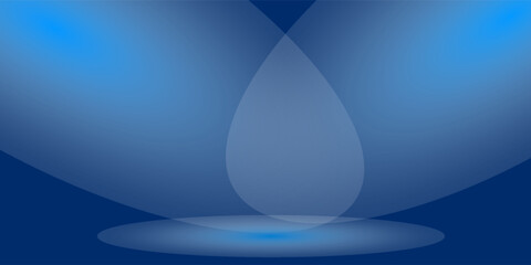 Abstrak Mewah gradien Biru latar belakang Halus biru gelap dengan Hitam sketsa Studio Banner. abstrack blue background. Eps10