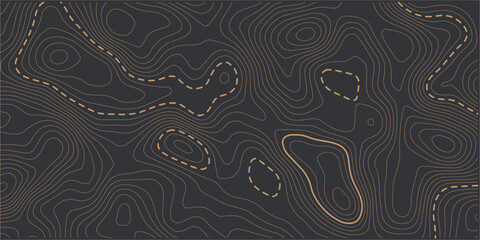 Trendy modern background and texture. Topographic multicolored linear background for design, abstraction with place for text.