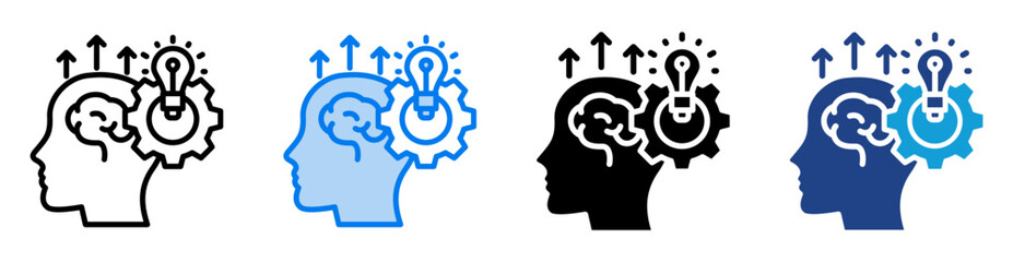 Potential icon set multiple style collection