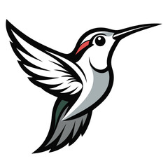 vector illustration of a flying bird