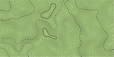 green background topo. Vector abstract illustration