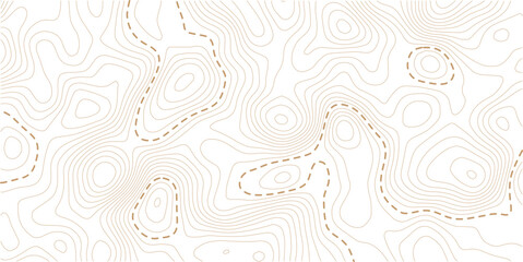 Contour map vector. Geographic World Topography map grid abstract vector illustration . Pro Vector