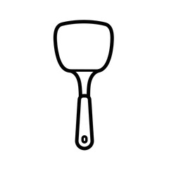 stainless steel spatula