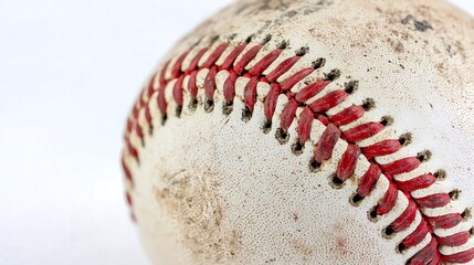 Baseball close up