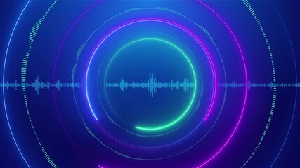 Futuristic circle HUD interface screen Abstract style blue Innovation techno background. technology Sci-fi digital hi-tech elements for presentation. digital data circle percent vitality innovation