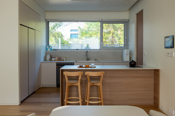 modern kitchen interior