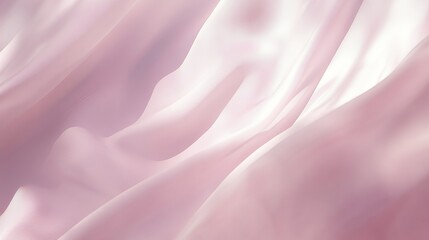 Obraz premium Soft Pink Draped Fabric Gentle Waves Texture Background