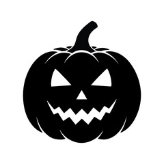 halloween pumpkin isolated on white