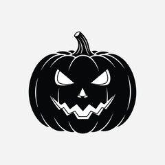 halloween pumpkin isolated on white