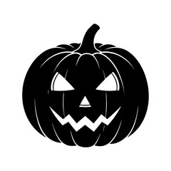 halloween pumpkin on white background