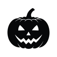 halloween pumpkin isolated on white