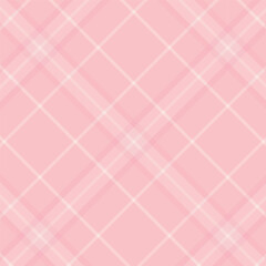 Fototapeta premium Delicate Pink Plaid Pattern Seamless Design