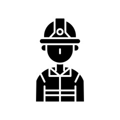 Worker avatar coloring page 