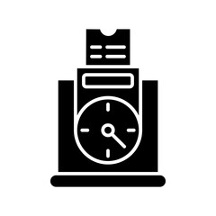 Attendance machine fingerprint coloring page 