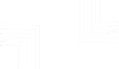 Minimalist White Grayscale Geometric Corner Lines