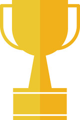 Trophy cup icon set collection in flat style. Award prize vector illustration on isolated background. Champion sports event sign business concept.