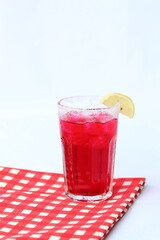 Syrup drink, red syrup drink or air sirap and air sirap malaysia.