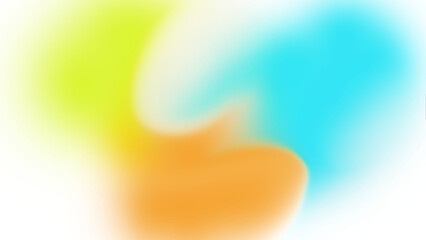 Pastel blue, green and orange gradient background. Abstract blurred spring vector texture. Nature gradient pattern. Aesthetic background. Vector soft horizontal background for poster, cover