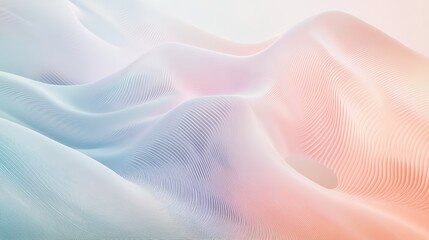 Abstract Pastel Wave Pattern Design