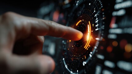 "Explore the Future with a Transparent Futuristic Holographic User Interface - Cutting-Edge Technology and Innovation"