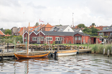 The beautiful town Nysted in Denmark