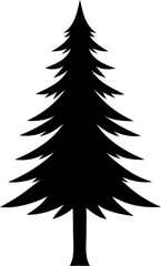 Obraz premium pine tree icons (fir tree vectors) -