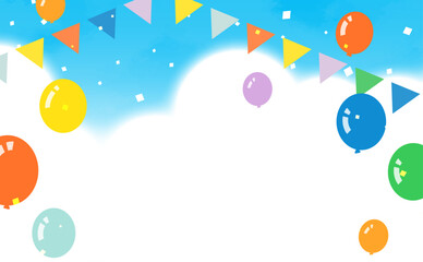 イベントに使えるポップな背景イラスト