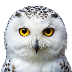 snowy owl portrait