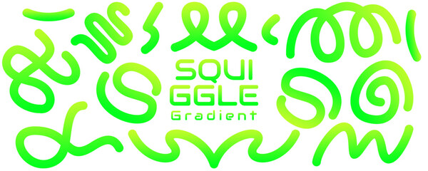 abstract squiggle gradient design with backdrop white, dynamic motion-inspired forms create a vibrant and energetic visual labeled the elegant