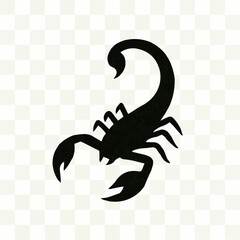 A vector art collection features an eagle, a black dragon, and a black and white horse, alongside a dangerous black scorpion, an iconic symbol of the arachnid zodiac sign