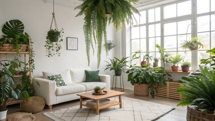  interior design with plants