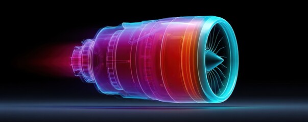 Technical illustration of twin techniques for aircraft engine diagnostics in aerospace