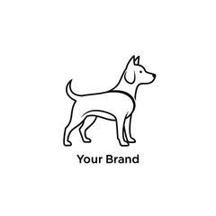 Dog logo icon