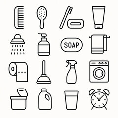 Household Icons set
