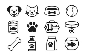 Pet Icons Set
