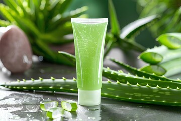Healing Aloe Vera Gel Tube for Skin Care