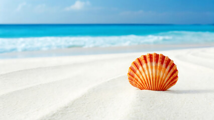 Obraz premium shell on the beach