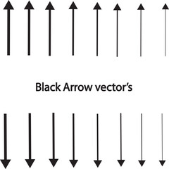 Up and down shoulder rising arrow illustration set vector design elements for motion and posture graphics