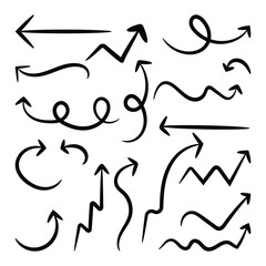 Hand drawn arrow collection